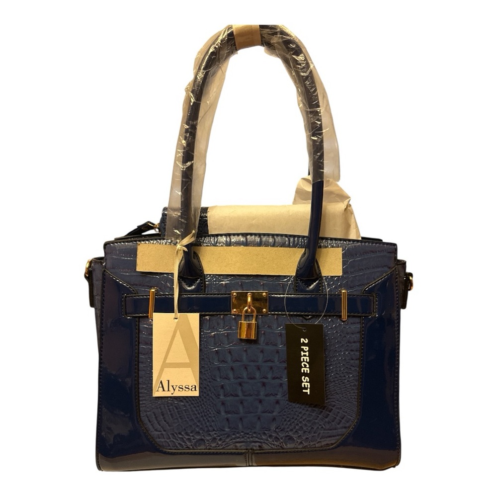 Alyssa Elegant Navy Blue Satchel